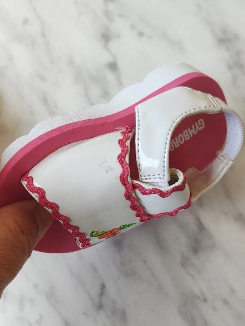 Gymboree Toddler Girls Summer Sandals Pineapple Strawberry Flower Platform Sz 1